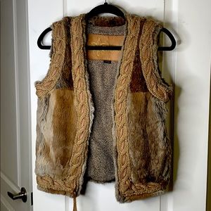Vintage Mackage Rabbit Fur Vest